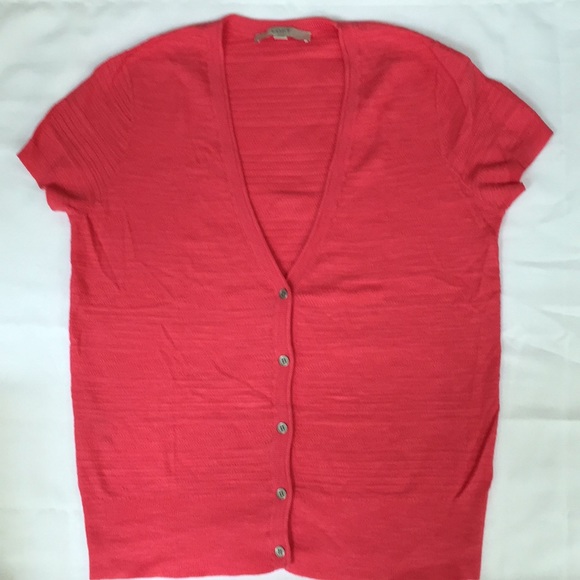 Loft Bundle 2 Short Sleeve, V-Neck Cardigans NWOT - Picture 5 of 5